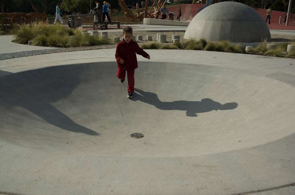 Running through the inverse of the concrete dome