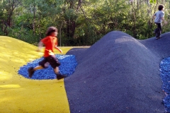 Running between mounds