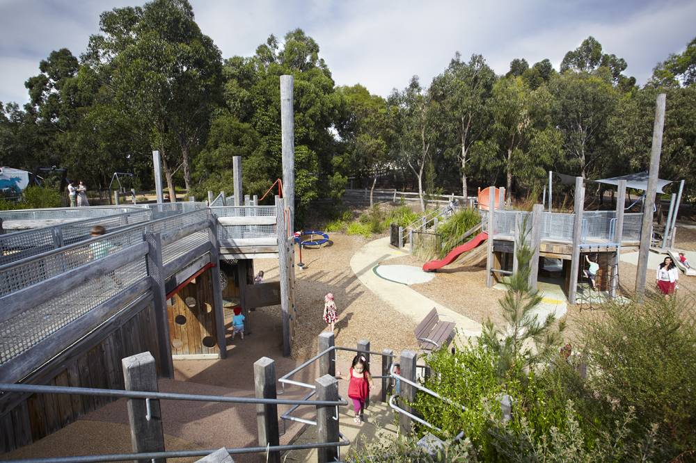 Overview of playground from above