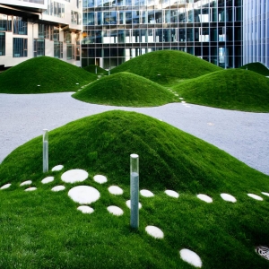 Grass mounds